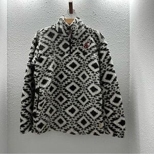 Women’s Small Pressbox Washington Cougars Quarter Zip Fuzzy Pullover